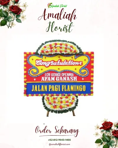 Bunga Papan Congratulation di Pakumbulan